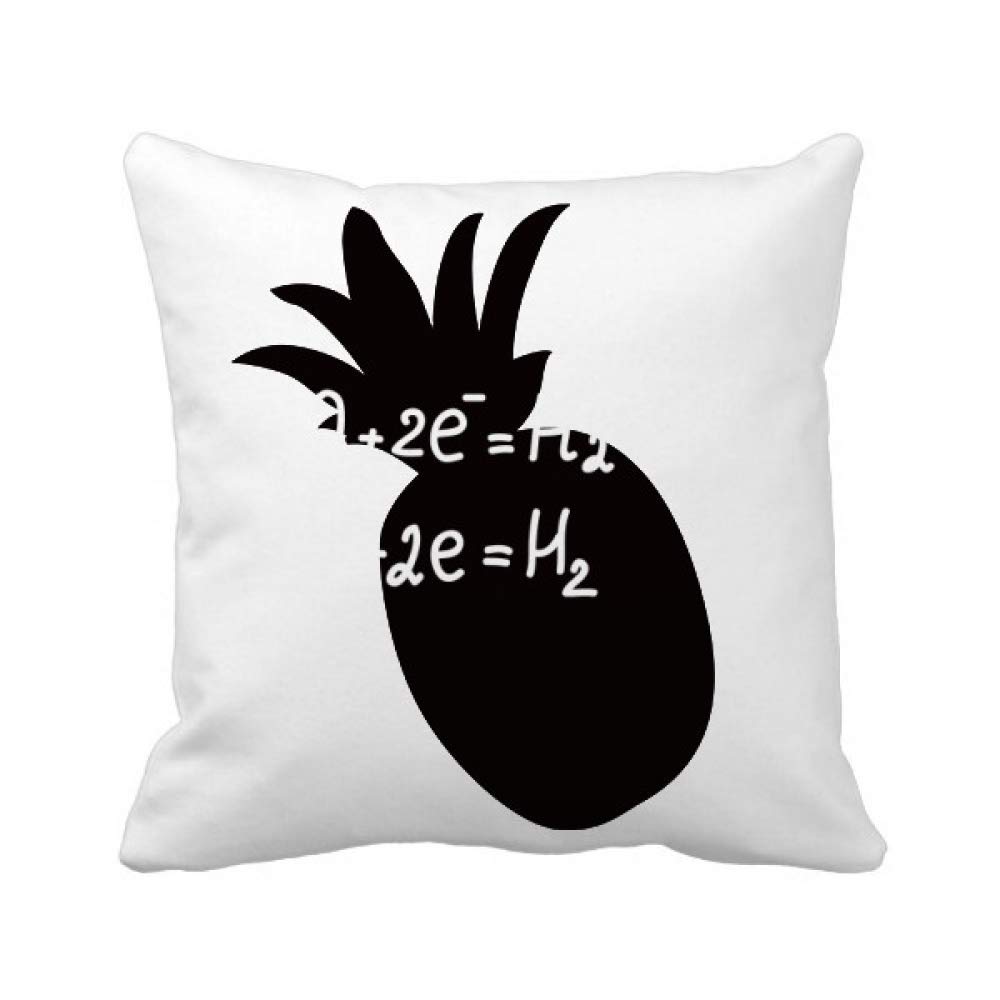 Électrolyse d'ananas coussin de chimie pour salon de geek