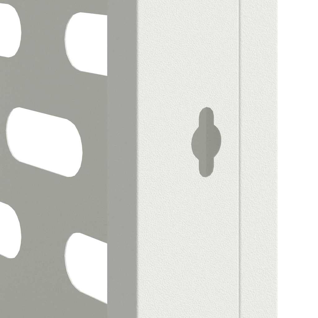 vidaXL Copertura per condizionatore d'Aria 100 x 50 x 70 cm Bianco Impermeabile Resistenza Invernale
