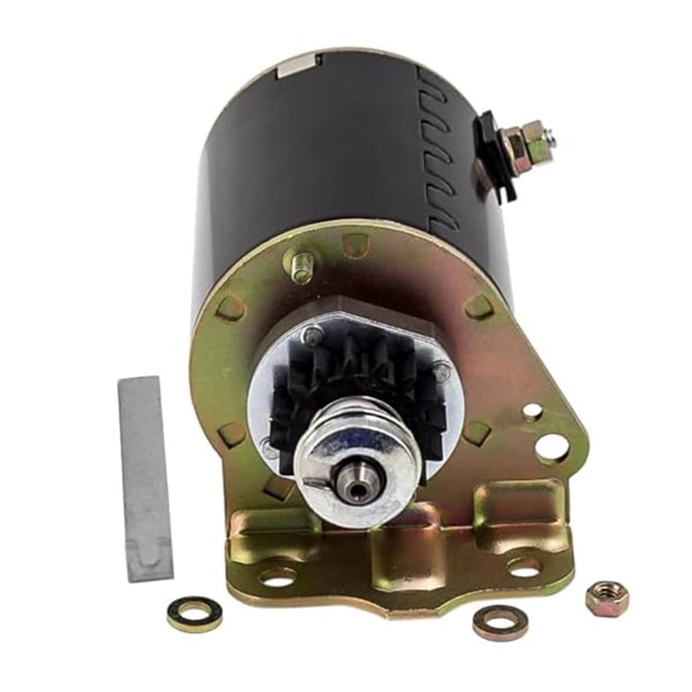 Motor de Arranque Solenoide De Arranque Y Motor 12 V Para Cortacésped Eléctrico (motor 499521 795121) Copia de seguridad