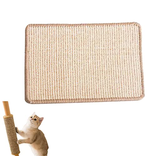 3 peças de tapetes de arranhar gatos de sisal natural, placa de arranhar gatos - tapetes de arranhõe