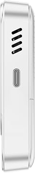 Portable Carbon Monoxide Detectors, 3-in-1 CO Detector – Mini CO, Temp & Humidity Sensor with 85 dB Alarm, Fold-Out Kickstand & Lanyard, Ultra-Low-Power Plug-Free Safety for Home, RV, Camp or Hotel