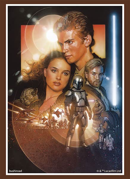 Bushiroad Card Sleeves Vol. 3486 - Star Wars Attack Of The Clones (Pack Of 75)