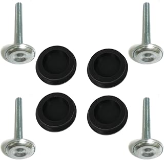 Game Room Guys 3" Leg Levelers and 4 Black PerfectPlay Silicone Caps Pads