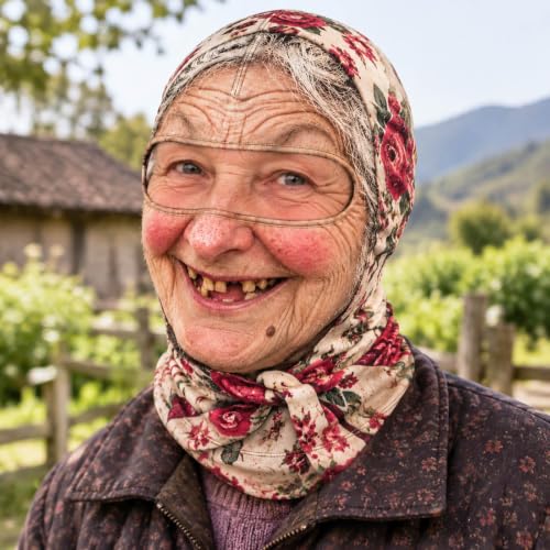 Christmas Masks for Adults 3D Funny Realistic Balaclava Old Man Ski Mask - image 4