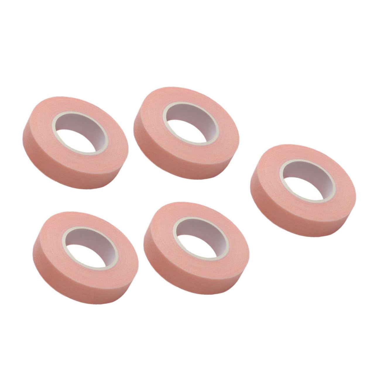 IWOWHERO Eyelash Isolation Tape Kit 5 Rolls Non-Woven Breathable for False Lash Application Grafting