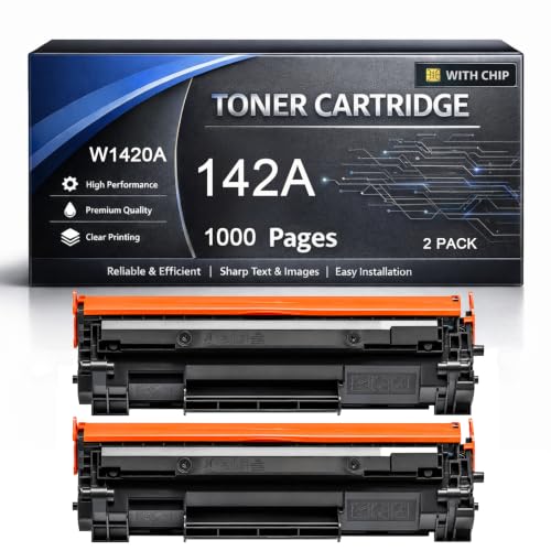 Toner HP 142A compatible W1420A noir pour l'impression fluide de vos dossiers en télétravail