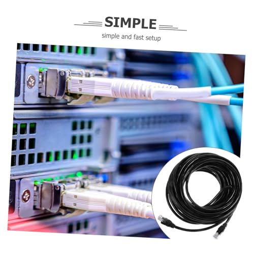 Cable Ethernet Cat6 Housoutil 10 m Negro miniatura 5