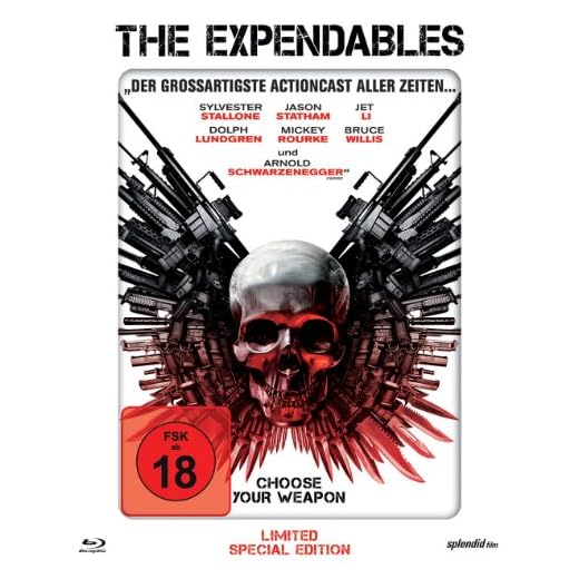 The Expendables - Hero Pack (Limited Special Edition, Steelbook) [Blu-ray]