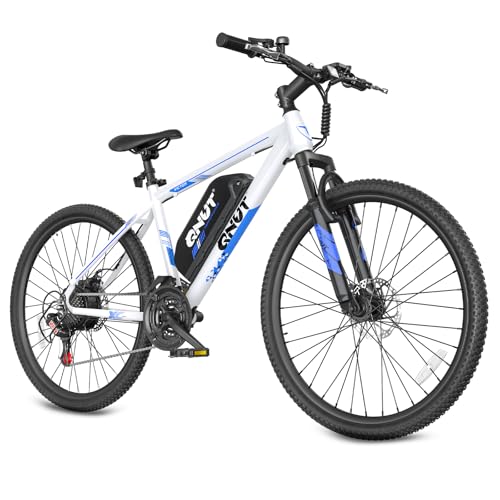 QNUT Electric Bike for Adults, 350W 26' Ebike for...