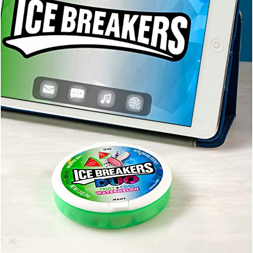 Image of Ice Breakers Duo Fruit + Cool Mints, Watermelon, 42 Gram