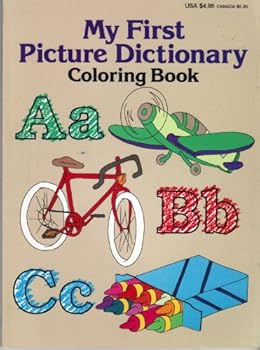 Paperback My First Picture Dictionary Coloring Book