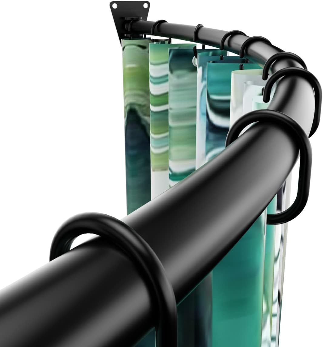 Sikaiqi Stainless Steel Shower CurSikaiqi Adjustable Curved Shower