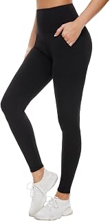 Aoliks Buttery Soft Leggings with Pockets for Women - Tummy Control Yoga Pants High Waist Non See Through Workout Pants
