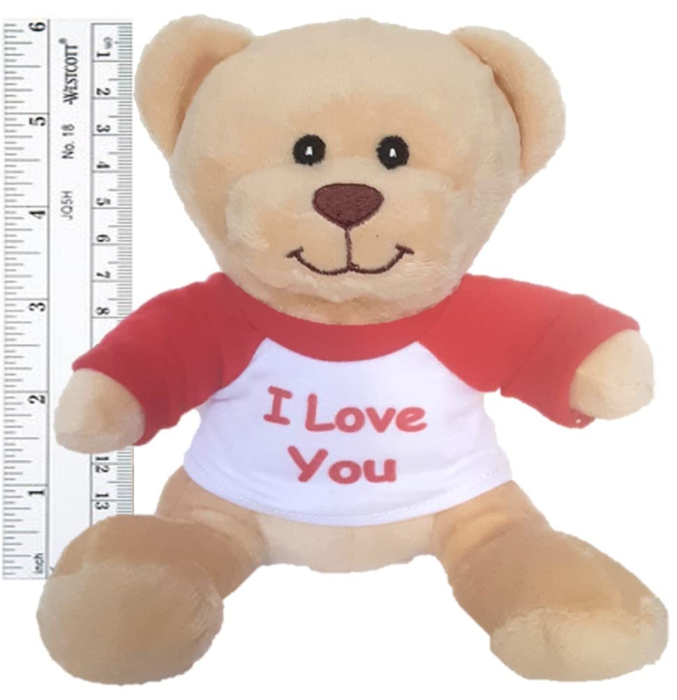 Amazon Com I Love You Plush Teddy Bear Super Cute 6 Inch Plush Teddy Bear With I Love You Message T Shirt From Hug A Booboo Toys Games Amazon Com I Love You Plush Teddy Bear Super Cute 6 Inch Plush Teddy Bear With I Love You Message T Shirt From Hug A Booboo Toys Games