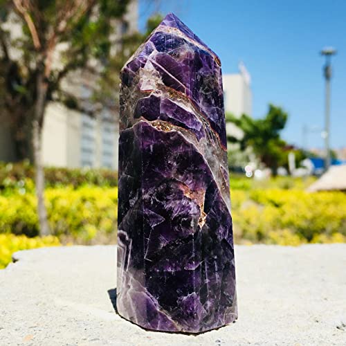 Améthyste obélisque naturelle, la baguette en cristal de quartz à offrir - 7