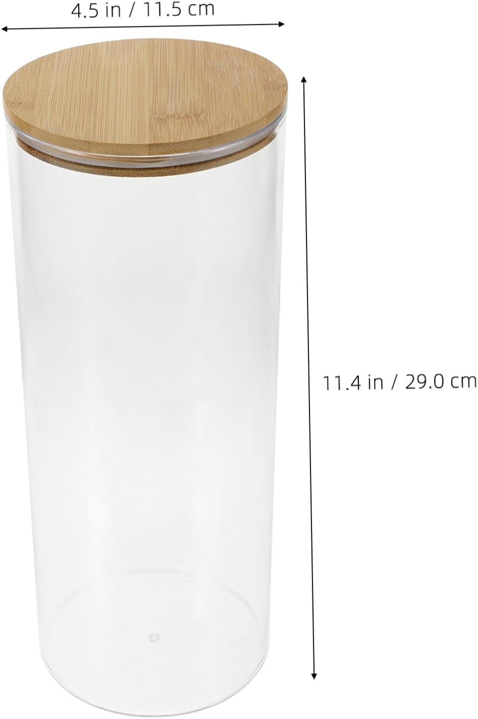 LABRIMP Meal Prep Container Cereal Jar Buckle Lids for Storage Jars Airtight Dry Food Storage