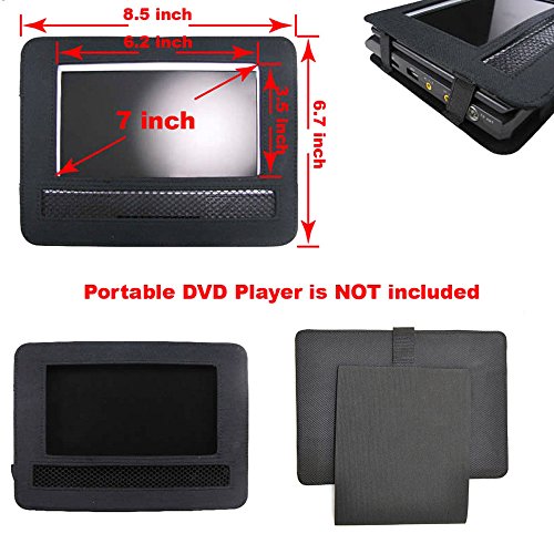 Soporte de DVD para coche en viajes familiares con niños WANPOOL de 7 pulgadas 3