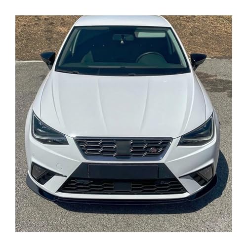 Spoiler avant pour Seat Ibiza MK5 noir brillant et look carbone