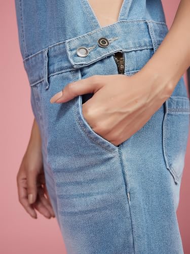 Miss Chase blue denim jumpsuit – image 5