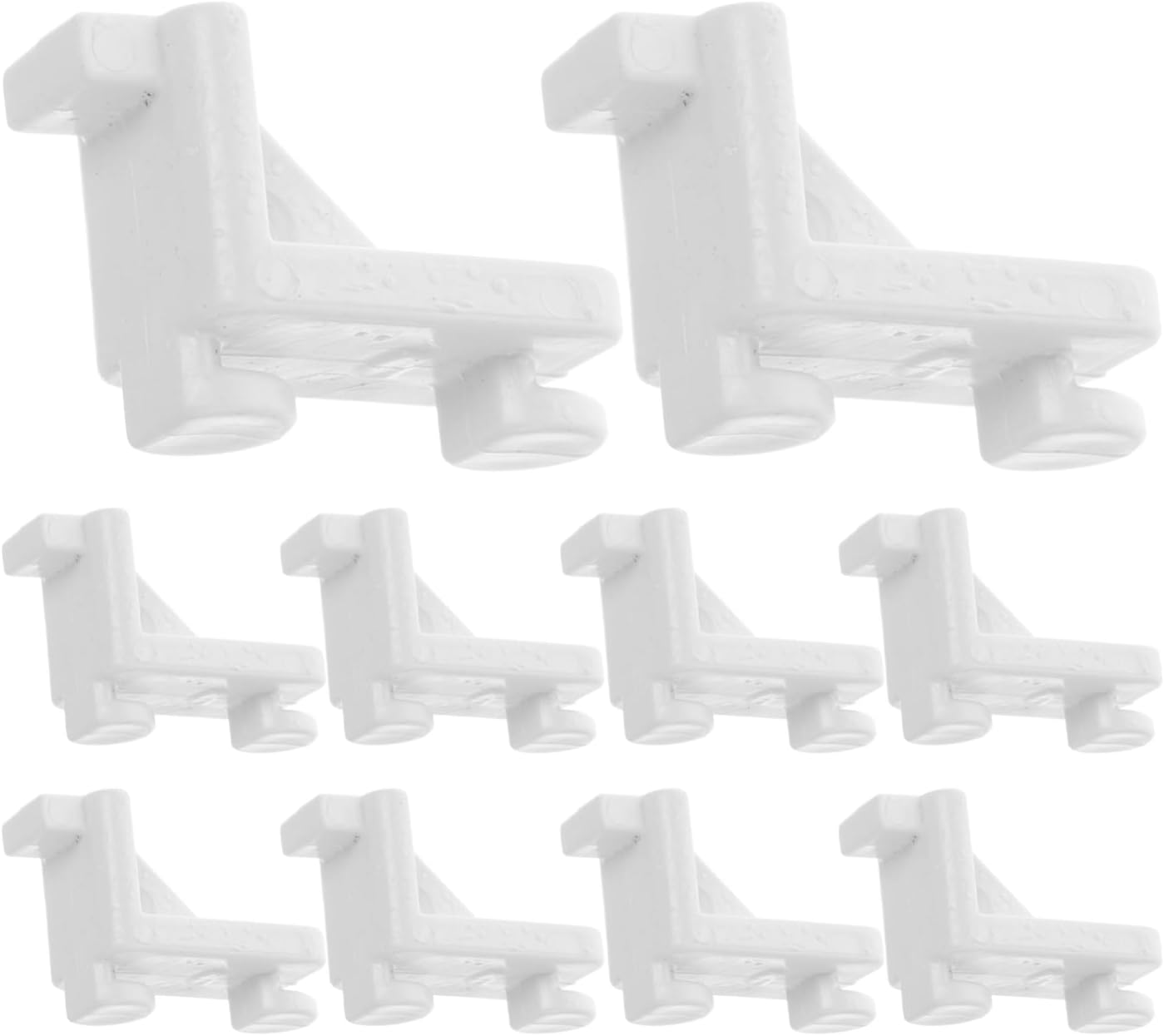 10pcs Adjustable Freezer Door Latch Easy Install Refrigerator Shelf Clip for Home Commercial Freezers Fridge Accessory for Enhanced Performance