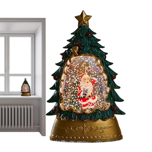 Decoración navideña para interiores con figuras de Papá Noel luminosas 2