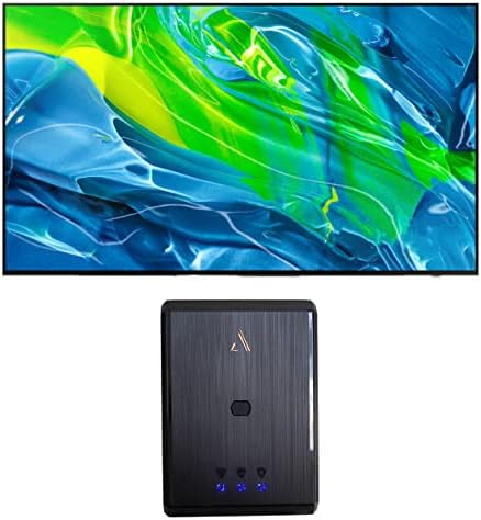 Samsung QN65S95BAFXZA 65″ Quantum OLED HDR UHD 4K Smart TV with an Austere 3S-PS4-US1 4-Outlet Power with Omniport USB (2022)