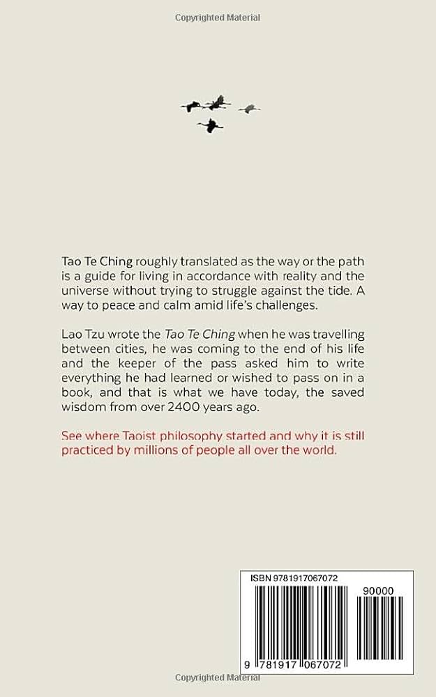 p.tjhia Tao Te Ching: The Way, The Path: Tzu, Lao, Legge, James