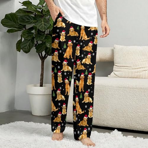 Mens Pajama Pants Lightweight Soft Lounge Pant with Pockets Sleep Pj Pants for Men Home Casual Sleeping Wear, S-XXL4