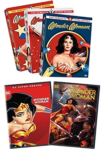 Wonder Woman TV Series + Animation DVD Collection: Wonder Woman: The Complete Series (Lynda Carter, Season 1, 2, 3) / Wonder Woman: Commemorative Ed. (Keri Russel) / DC Super-Heroes: Wonder Woman
