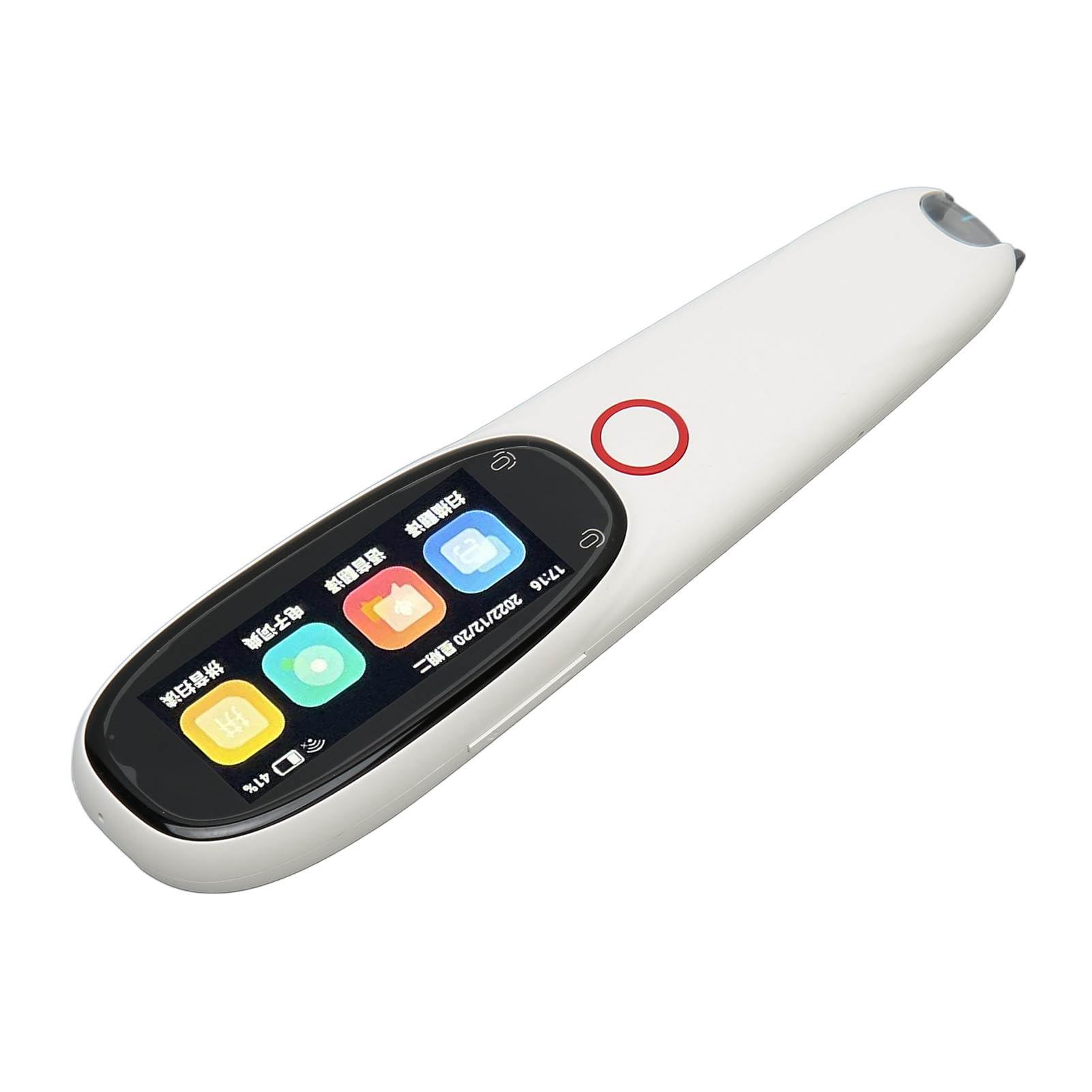 Hyuduo Dispositivo Traduttore Intelligente, Penna di Scansione Multilingue con Touch Screen, Batteria da 1150 MAh, Traduzione in Tempo Reale per i Viaggiatori