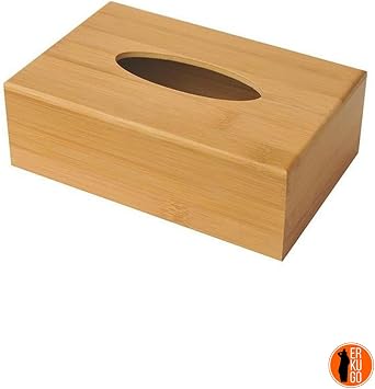 Bambu Peçetelik, 17 cm Masaüstü Peçete Kutusu, Bambu Kağıt Mendil Kutusu Kahverengi 170 x 120