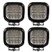 Produktbild BRIGHTUM 4 X 48W CRE LED Offroad Arbeitsscheinwerfer weiß 12V 24V Reflektor worklight Scheinwerfer Arbeitslicht SUV UTV ATV Arbeitslampe Traktor Bagger LKW KFZ (4 Stück)
