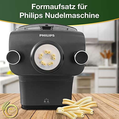 MY Pasta Casarecce Pasta Maker Accessory - Stainless Steel Disc for Homemade Pasta - Compatible with Philips Pasta Maker Avance Models - Image 2