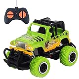 RC Car - Toddlers Boys Toys for 3 - 5 Year Olds Kids RC Trucks Gifts Remote Control Car for 3-4 Year Old Boys, Xmas Easter Birthday Present Preschool Toys Cars (Green)