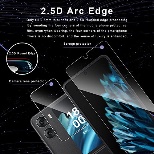 Holilo [2+2 Pezzi Vetro Temperato Pellicola per