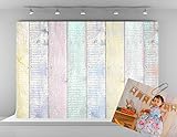Kate 7x5ft Wood Fence Backdrops for Photography Colorful Wooden Texture Background Photo Booth