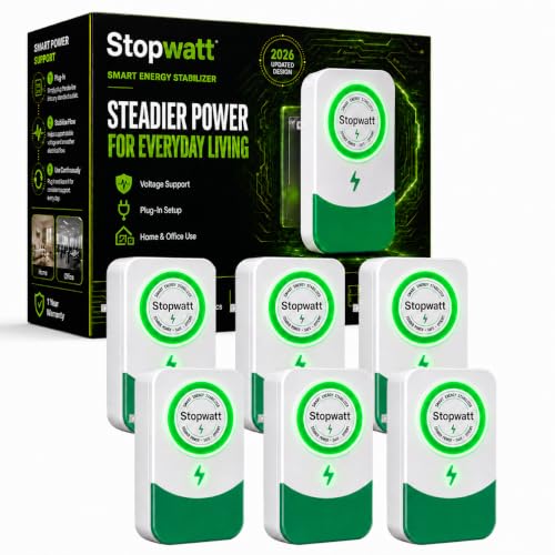 Stopwatt 6 Pack Plug-in Voltage Protector for Home Appliance, Ele...