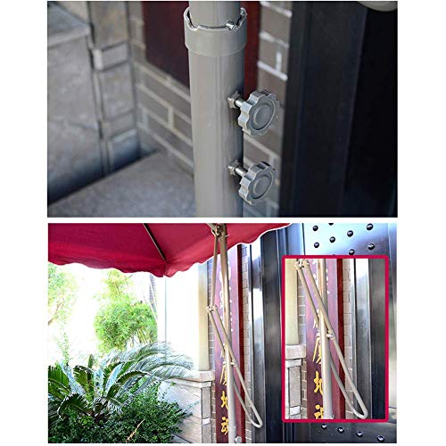 Parasol excentré CLSDRZC 2,5 m carré pour ombrager votre terrasse