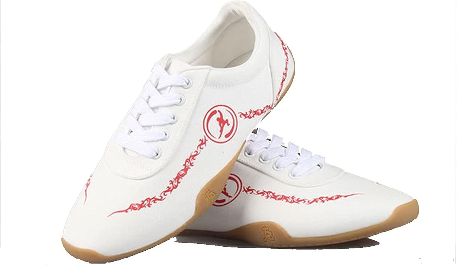 fayengan Martial Arts Shoes,Unisex Tai-Chi Sneakers Adults Kids Classic Kung Fu Shoes Anti-Slip Fashion Trainers (Color : White, Size : 5.5US)