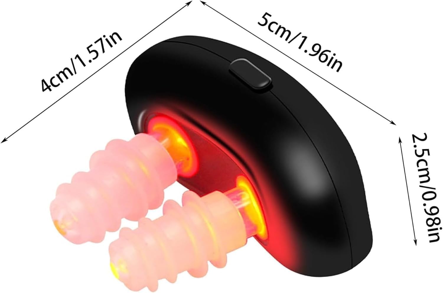 No More Colds Red Light Therapy for Nose, Respirelief Red Light Nasal Therapy Instrument, Red Light Therapy for Nose, No More Colds Red Light Nose (2 Pcs)