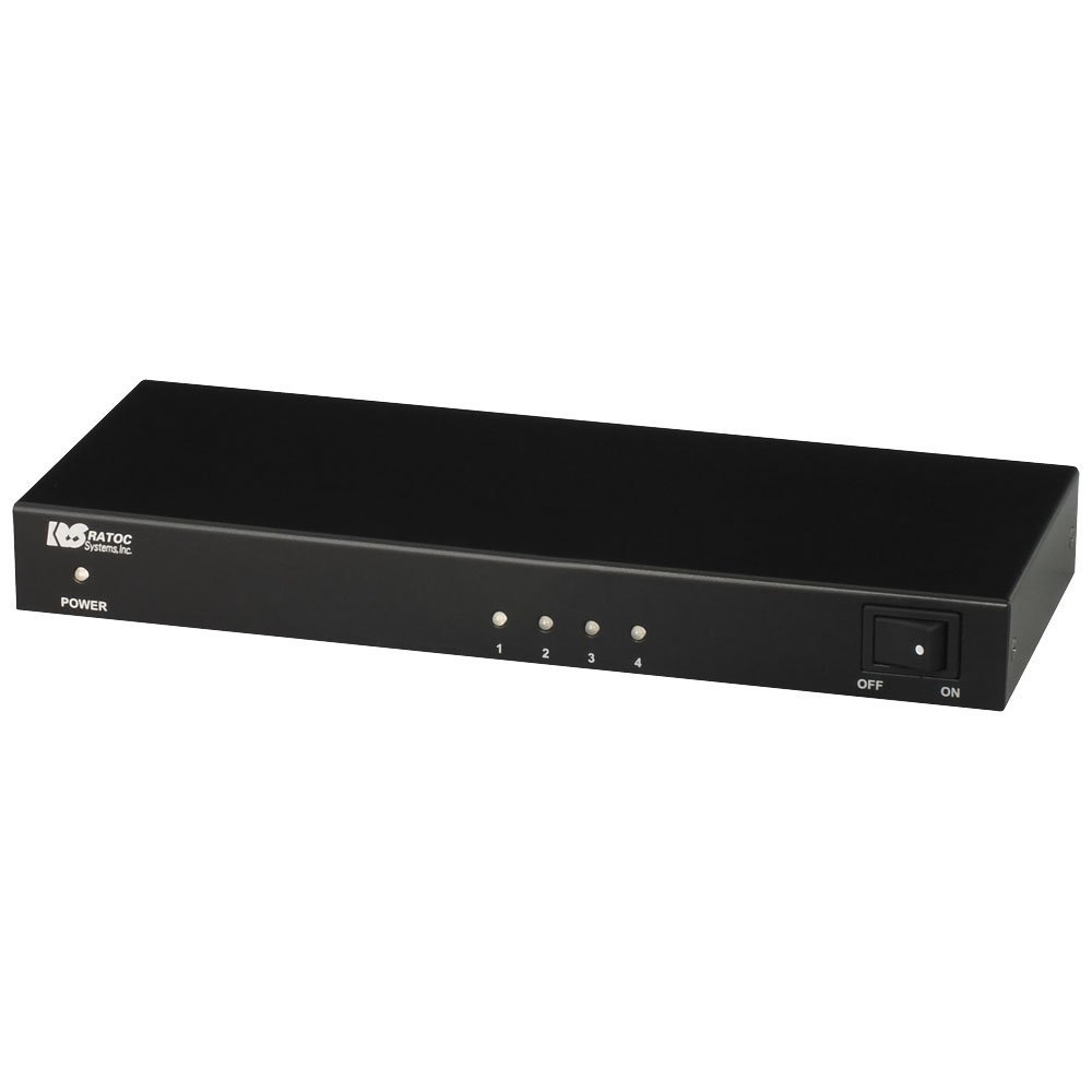 HDMI分配器 REX-HDSP2-4K Amazon.co.jp: ラトックシステム 4K60Hz/HDCP2.2対応1入力4出力