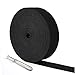 Produktbild KUUQA 6 Meter langes flaches elastisches Band zum Nähen und Basteln, 25 mm breit (schwarz)