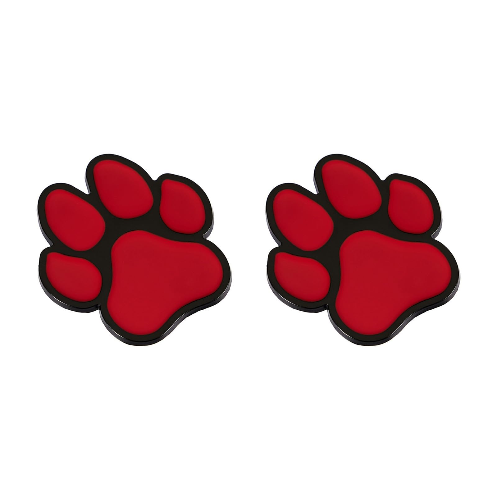 1 Pair Zinc Alloy 3D Animal Paw Decal for Car Exterior Decoration Perfect for Auto and Motorcycle Stand Out from Others Metal Mixture Vehicle Decal