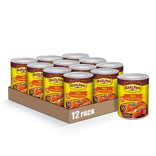 Image of Old El Paso Medium Red Enchilada Sauce, 19 oz Cans, 12 Pack