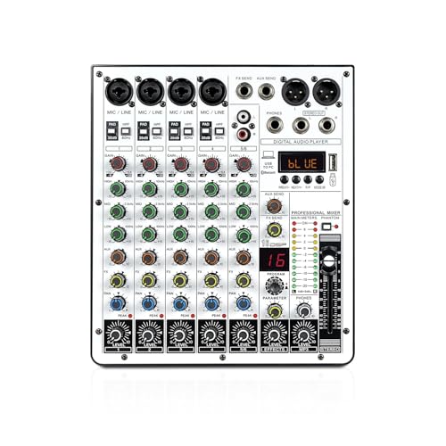 Mezclador de audio de 6 canales con interfaz USB y 16 efectos DSP ARMX-6 2