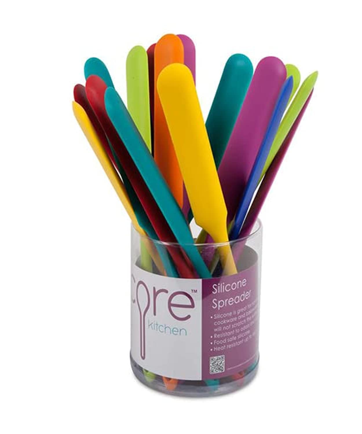 Core Silicone Long Spreader 1-Piece, Assorted