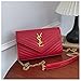 Women's Square Casual Handbag with Chain Strap, Fashion Shoulder Purse, Crossbody Bag