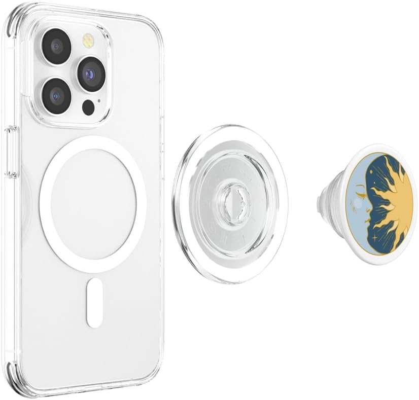 Vintage Moon Sun and Stars Pop Socket PopSockets PopGrip for MagSafe