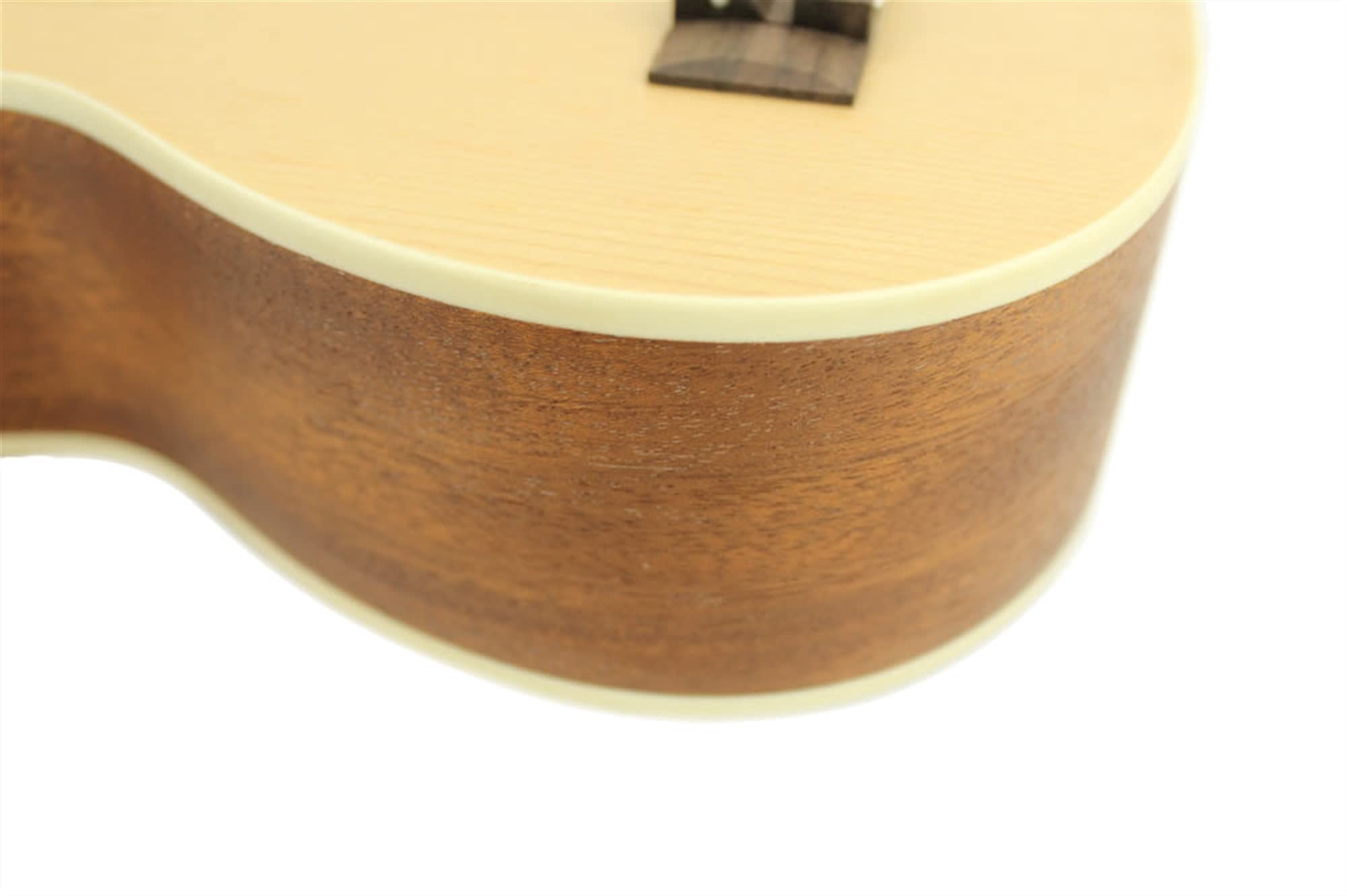 Ukulele Bausatz Konzert-Ukulele 23 Zoll Konzert Ukulele Fichte Panel Sapele Back Plate Rosenholz Fingerboard Hawaii Mini Gitarre (Color : Uke with Bag)