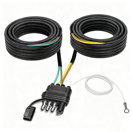 25Ft Trailer Wiring Harness kit 4 pin, Boat Trailer...